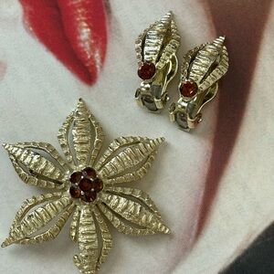 Vintage Brooch and Earrings set